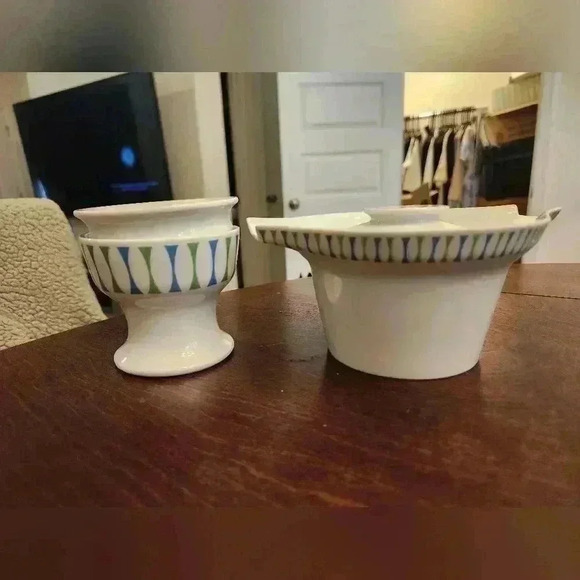Mid Century Modern Paul McCobb SET Contempri Eclipse Jar AND Soup Bowl - Picture 1 of 5